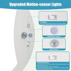Hard-Wired Motion Sensor Ceiling Lights, 9in 20W Flush Mount Motion LED Ceiling - Image 5