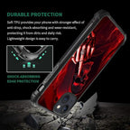 for iPhone 13 Case, Gestures Funny Skull Pattern Graphic Design Girl Boy Soft - Image 7