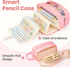 Sooez Pencil Case, Large Pencil Pouch Pencil Bag - Image 3