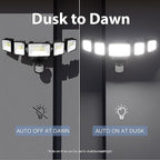 Onforu 7000LM 70W Motion Sensor Outdoor Lights, 5 Head Flood Lights Outdoor - Image 5