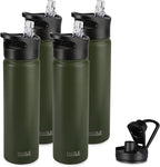 HASLE OUTFITTERS Insulated Water Bottle 22 oz Double Wall Stainless Steel Water by HASLEOUTFITTERS