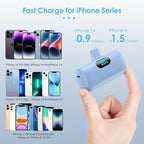 Mini Portable Charger for iPhone, Upgraded 5000mAh PD Fast Charging Battery Pack - Image 2