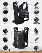 Zelvot Running Vest with 2L Water Bladder, 12L Hydration Backpack with Gear - Image 6