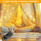 66Ft 200LED Fairy Lights Plug in - Image 3