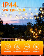 Twinkle Star 100 LED Star String Lights, 33FT Plug in Fairy String Lights - Image 4