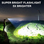 AKNEAR Rechargeable LED Flashlight 99000 High Lumens, Super Bright Flashlights - Image 4