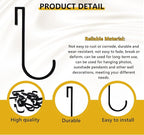 20 PCS Aluminum J Grid Hooks - Image 3
