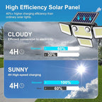 4500LM Solar Lights Outdoor Waterproof, 254 LED Solar Flood Lights Outdoor - Image 3