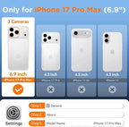 WIFORT for iPhone 17 Pro Max Waterproof Case, - Image 2