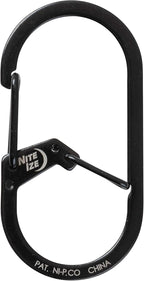 Nite IZE GS2-01-R6 G-Series Dual Chamber Carabiner, Size #2 1-Pack - Image 2