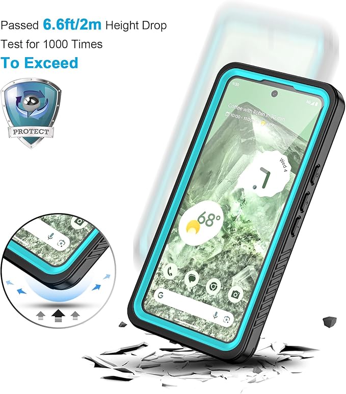 Lanhiem Pixel 8 Case, IP68 Waterproof Dustproof Case - Image 2