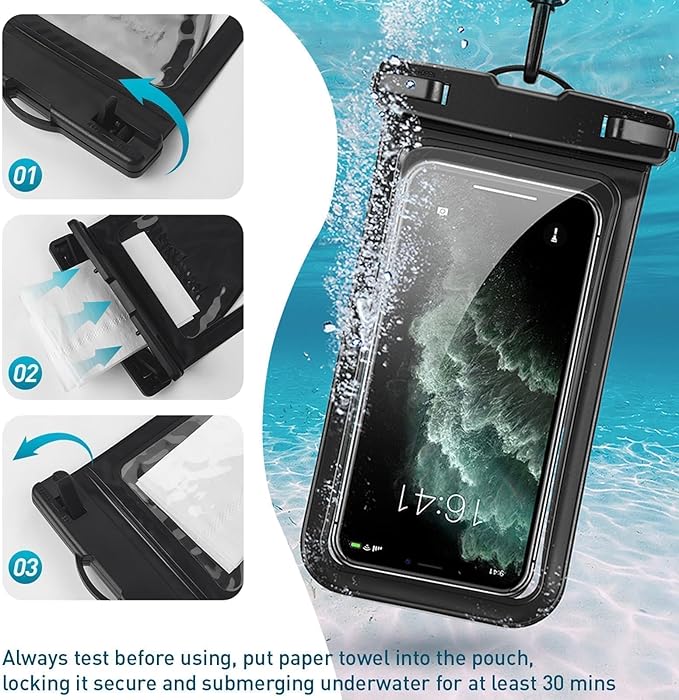 Waterproof Phone Case, with Inside Card Bag, Waterproof Phone Pouch - Image 5