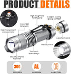 Fumete 20 Pieces LED Flashlight Mini 3 Mode Tactical Torch Small Water - Image 3
