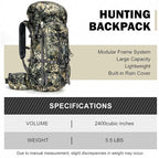 MOXULE Pro 2400 Camo Frame Backpack - Image 4