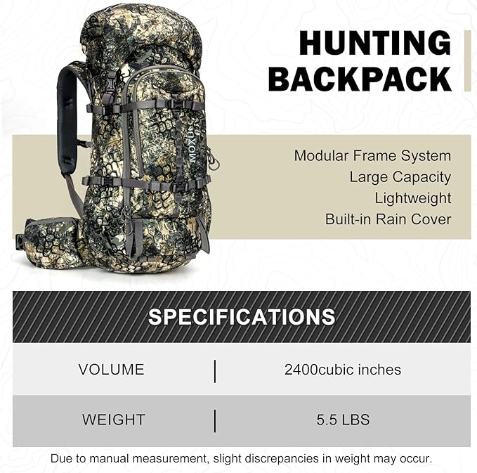 MOXULE Pro 2400 Camo Frame Backpack - Image 4