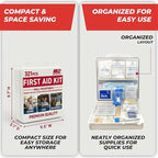 M2 BASICS Premium 321 Piece First Aid Kit, All Purpose Kit - Image 4