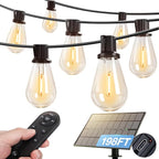 addlon 198FT Solar String Lights Outdoor Waterproof 6W Panel by addlon