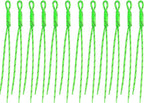 Paracord Keychain Paracord Bag Charm 12pcs Braided Nylon Rope Keychain Cord by Cmidy