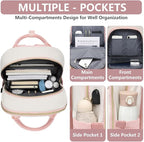 Backpack for Women Laptop Bag: Work Travel Backpacks Fits 17 inch Computer - Image 3