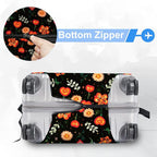 ANNA QUEEN Flowers Floral Travel Luggage Cover -Spring Stretchable Airplane - Image 5