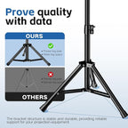 Projector Stand, 33LB Load Bearing & 22-55" Height Adjustable, - Image 4