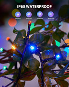 Brightown 2 Pack Solar String Lights Outdoor, Each 46Ft 120 LED Solar String - Image 4
