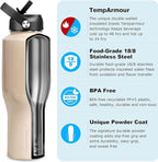 HYDROWION Water Bottle Stainless Steel, Vacuum Insulated Leak Proof Tumbler 32oz - Image 2