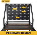 SOYEEZE Fishing Rod Holders for Garage, 3-Tier Fishing Pole Rack - Image 4