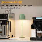 Kakanuo Cordless Table Lamp Rechargeable Green - Image 3