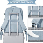 coowoz Large Travel Backpack For Women Men, Carry On Backpack Flight Approved - Image 6