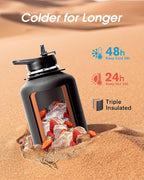 Coolflask 64oz Insulated Water Bottle - Image 2