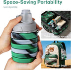 Reusable BPA Free Foldable Silicone Water Bottles - Image 3