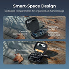 SMALLRIG Action Camera Bag for DJI Osmo Action 6/5 Pro, Camera Case can hold 4 - Image 5