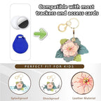 BORKUANA Leather Keychain Holder Case Compatible - Image 4