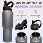 SENDESTAR Water Bottle, Wide Mouth Stainless Steel Vacuum Insulated Double Wall - Image 5