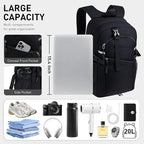 Small Hiking Backpack, 20L Lightweight Travel Daypack, Traveling and Outdoor - Image 2