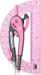 Mr. Pen- Geometry Compass and Protractor Set, 6 Inch Compass, 6 Inch Protractor by MrPen