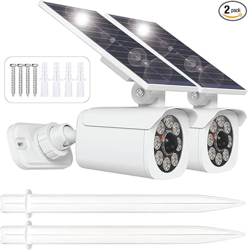 2 Pack Solar Motion Lights Outdoor, Solar Spotlights by Chasikeo