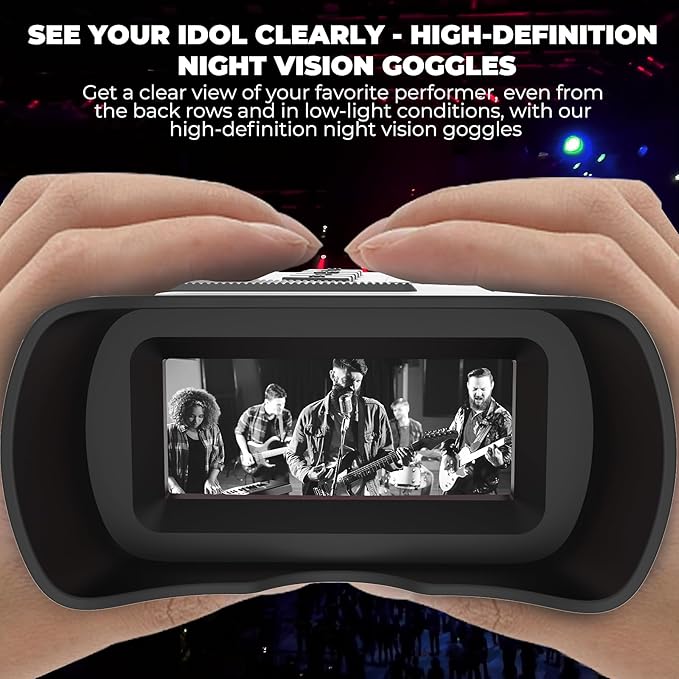 WOSPORTS 4K Night Vision Goggles – 1315FT Detection, Dual Zoom, Rechargeable - Image 5