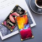 Compatible with iPhone 15 Pro Max Case, Glitter Red Rose Queen Leopard Lipstick - Image 6