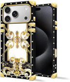 for iPhone 17 Pro Case Luxury Golden Decoration - Image 2