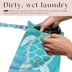 Waterproof Wet Bag for Swimsuit, Travel Beach Wet Dry Bag, Hidden Zipper - Image 3