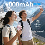 Portable Misting Fan Handheld Powerful Turbo Fan, 100 Speeds, 6000mAh - Image 5