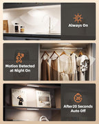 EZVALO Under Cabinet Lighting, Wireless Closet Lights, 50 LED Rechargeable - Image 8