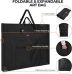 Nicpro Large Size Art Portfolio Case, Artist Portfolio Tote Bag - Image 3