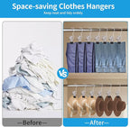 30 Pack Heavy Hanger Clips for Closet, Laundry Hooks Hanging Clips with - Image 3