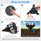 Solar Ground Lights Outdoor, 8 Pack Solar Lights Outdoor Waterproof, Mini Flat - Image 4