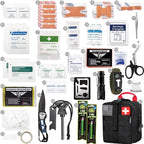 EVERLIT 250 Pieces Survival First Aid Kit IFAK EMT Molle Pouch Survival Kit - Image 3