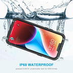 Lanhiem for iPhone 14 Plus Case, IP68 Waterproof Dustproof Shockproof Cases - Image 2