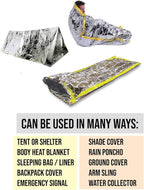 ASA TECHMED Emergency Mylar Thermal Blankets Bulk, Space Blanket Survival kit - Image 5